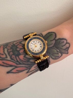 VTG Fossil Watch w/ Leather Strap